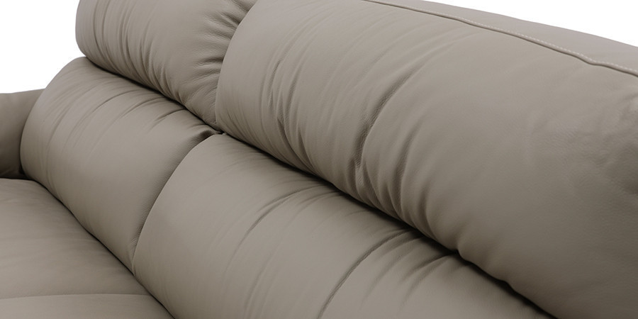 Thunder Leather Sofa (Cappuccino)